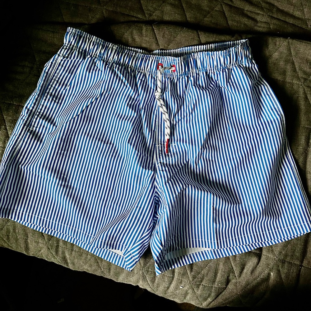 SHEIN Blue Striped Men’s swimsuit